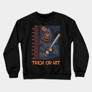 Stickers Halloween The Pumpkin King's Smile Mask Crewneck Sweatshirt